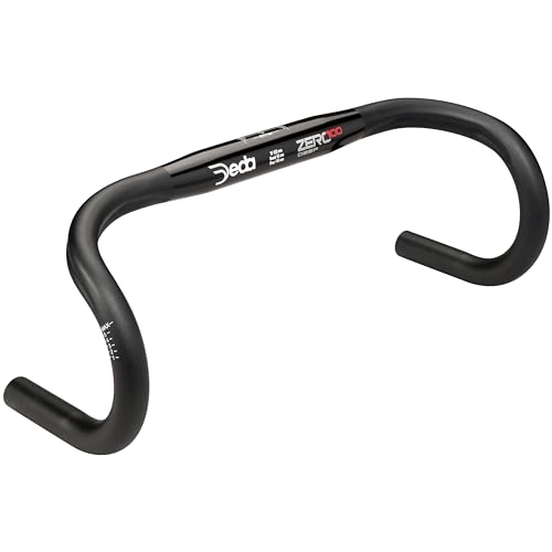 Taglia 46 (esteso). Deda Elementi Zero100 Deep H/Bar 46 Cm Black, Alloy 7075, My2018, Manubrio Unisex, Nero, 46mm