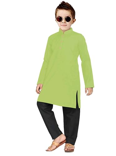 Image of Trustous Elegant Ethnic Wear Boys's Cotton Kurta Pyjama Sets
