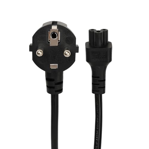 HangTon Power Cord Euro Schuko Plug CEE7/7 to IEC320 C5 Mickey Mouse for Laptop Computer AC Adapter Cable 250V 2.5A 1m by HangTon - Used condition - US$8.99
