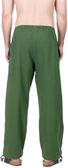 Men's Cotton Joggers - Comfortable Baggy Sweat Pants, Casual Elastic Waist Lounge Pajama Yoga Pants