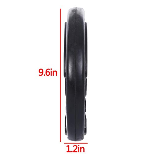 Qazq Solid Cast Iron Olympic Standard 2” Grip Plate Weights Plates For Barbell, Home Gym Fitness Exercise Weightlifting Crossfit Strength Training Bodybuilding, Weight Plate Sets (A Pair 5Kg/11Lb) #TOP4