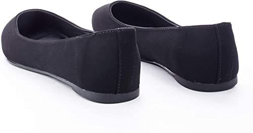 Soda Kreme Women's Comfort Round Toe Cushioned Gel Memory Foam Ballerina Flat Mve Shoes3