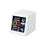 Grand écran pour une visualisation facile : l'écran de 54 pouces offre une visibilité claire des prévisions météorologiques, vous permettant de rester informé des conditions en un coup d'œil.