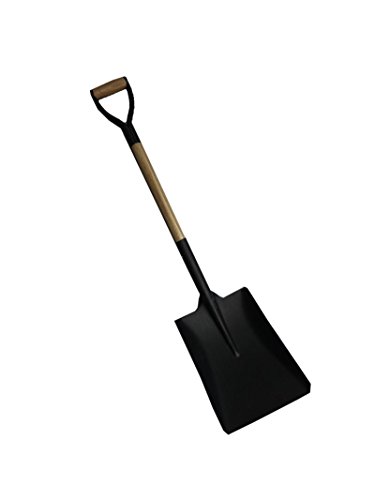 Sini Brico - Pala Cuadrada con Mango de Madera