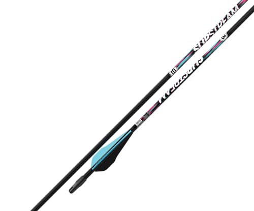 Barnett Slipstream Youth Archery Fiberglass Arrows - 3 Pack, 28 Inch Youth Arrows for Under 40lb Draw Weights - Perfect for Young Archers