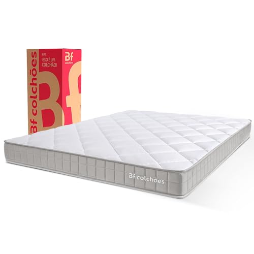 Colchão King Duo D33 à Vácuo 193x203x17cm BF Colchões