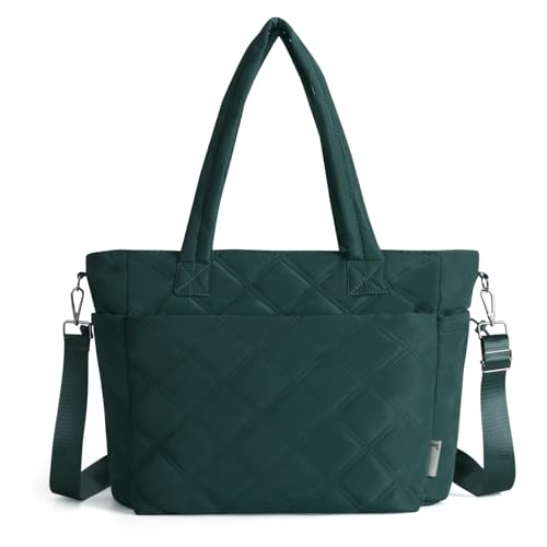 Bolso Tote Acolchado Ligero para Mujer con Cierre miniatura 1