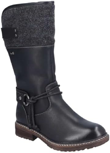Rieker 94774 Dominika 74 Schwarz/Schwarz/Anthrazit Size 8 (M) US | Image 2