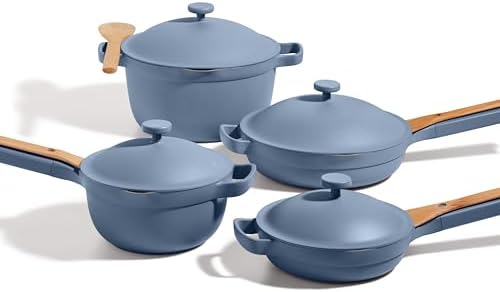 Our Place Cookware Set, 13-Piece Ceramic Nonstick Pots & Pans wit...