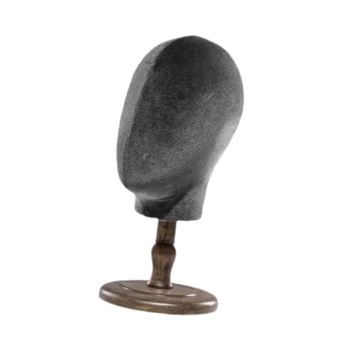 harayaa Cabeça de manequim modelo de cabeça de manequim multiuso display profissional estilo chapéu
