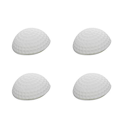 MroMax Rubber Door Stopper Door Stop Wedge Wedges Door Gaps - Self-Stick Door Holder White 4 Pcs