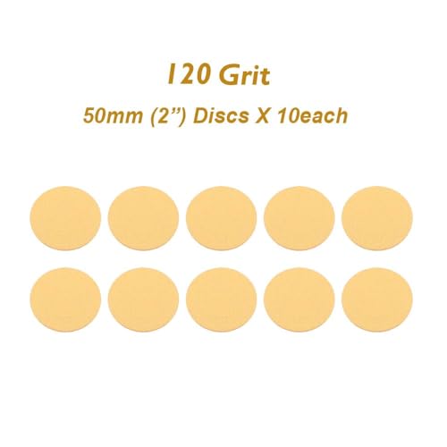 O'SKOOL 50mm Bowl Sander Tool with Rotatable Spindle Head,10 Assorted 50mm Discs kit for Woodturning, Bowls 5 O'SKOOL 50mm Bowl Sander Tool with Rotatable Spindle Head,10 Assorted 50mm Discs kit for Woodturning, Bowls - Image 5