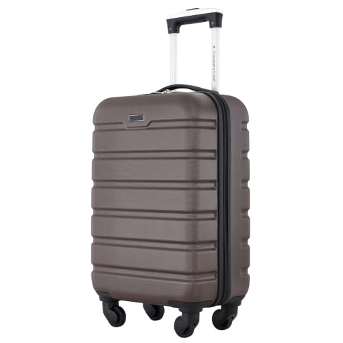 Image of Travelers Club Harper Luggage, French Roast, 22-Inch Carry-On