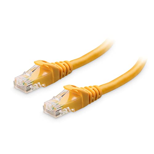 Cable Matters 10Gbps Snagless Cat 6 Ethernet Cable - 14ft, Cat 6 Cable, Cat6 Cord, Ethernet Cord, Yellow by Cable Matters - Used condition - US$8.21