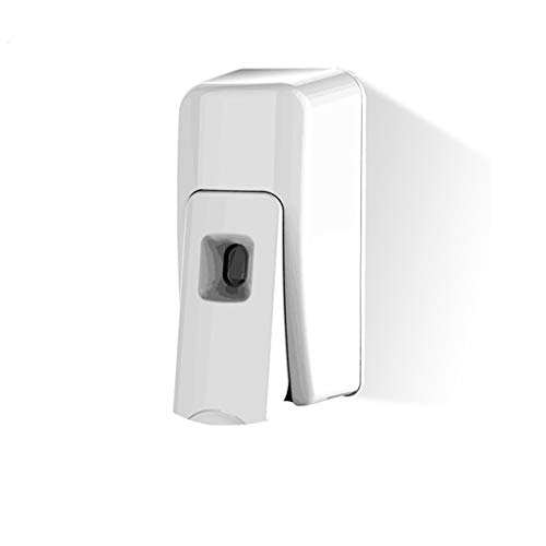 dispensador de jabón Punch-Libres Manual de Pared de Espuma dispensador de la loción de baño Cocina Botellas de distribución de líquido Conveniente y Seguro (Color : White) Cover