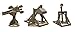Abong Wooden Mini Medieval Desktop Warfare Model Kits to Build - Catapult, Trebuchet, and Ballista - Includes All 3 Models - STEM Model Kits
