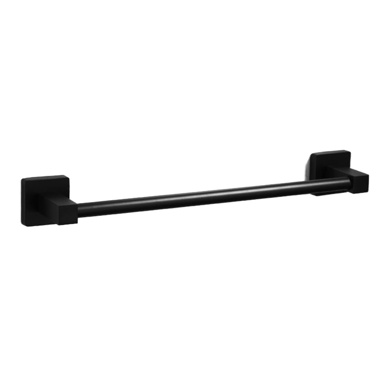 Salle de bain serviette noire rack de toilettes mural en aluminium 50 cm LWX