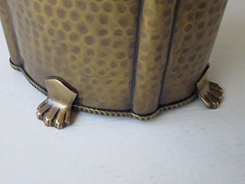 Brass Umbrella Stand Lion 21" H, 10 x 7.5 W