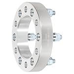 ieikq-2Pcs-125-32mm-Thick-6x55-Wheel-Spacers-12x15-Studs-6-Lug-Silver