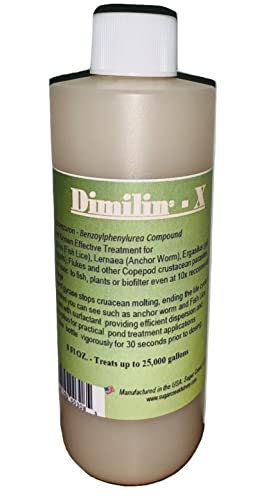 Eight oz Bottle Dimillin-X Koi & Goldfish Treatment...