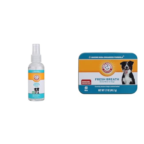 Arm & Hammer Dental Care Bundle for Dogs: Fresh Breath Dental Spr...