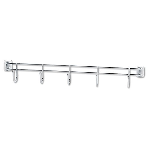 Alera ALE Hook Bars For Wire Shelving, Five Hooks, 24