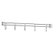 Alera SW59HB424SR Hook Bars for Wire Shelving, Five Hooks, 24-Inch Deep, Silver, 2 Bars/Pack