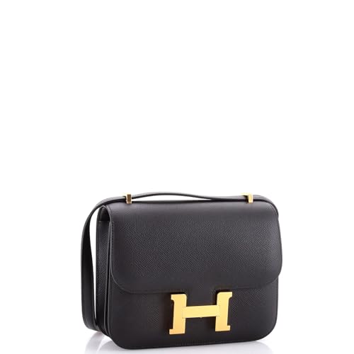 Hermes, Pre-Loved Constance NM Bag Epsom 18, Black3