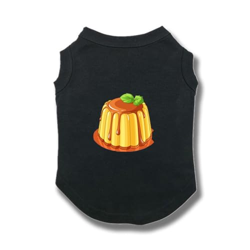 CNJKS 犬 XS 夏服 春夏用 ドッグウエア 柔らかい 通気UVカット 薄手タイプ/抜け毛防止 男の子 女の子 散歩ウェアに 通気性 ブラック 袖なし 着脱簡単 抜け毛防止 小中型犬 猫服 おしゃれ 誕生日 年賀状 着せやすい ドッグ服