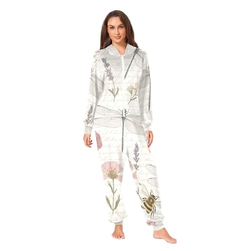 Pijama de Navidad con capucha contra el frío invernal en color crema