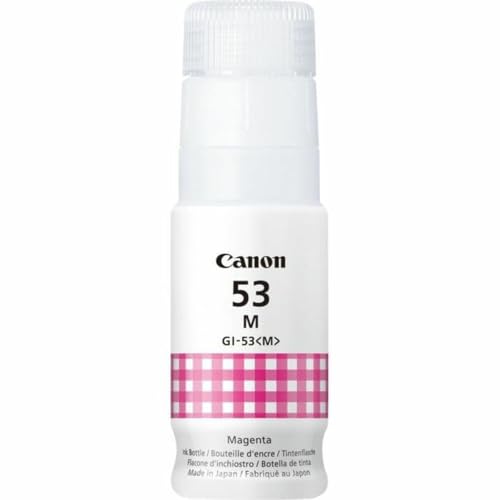 Canon GI-53 M Tinte Magenta Druckertinte 60ml hohe Reichweite für PIXMA Tintenstrahldrucker ORIGINAL