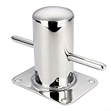 Point d'amarrage sécurisé : avec une taille robuste de 60 mm, cette borne fournit un point d'amarrage fiable et stable pour les bateaux et les navires, tranquillité d'esprit lors de l'amarrage.