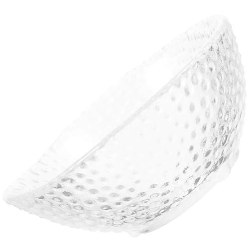 HOMOCONO Aromatherapy Dish Snack Bowl Appetizer Plates Salad Dressing Containers Soy Sauce Container Transparent Dipping Dish Vinegar Bowls Sauces Plate Tiny Dipping Bowl Soy Dip Dish Glass