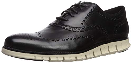 [コールハーン] ビジネスシューズ 【公式】 ゼログランド ウィング オックスフォード メンズ ブラック クローズド ホール/ホワイト 25 cm