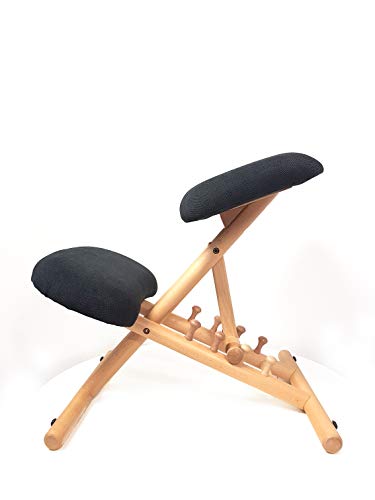 Tabouret Ergonomique Ajustable Avec Repose-genoux - Idimex ROBERT - Hauteur 49-61 Cm - Neuf