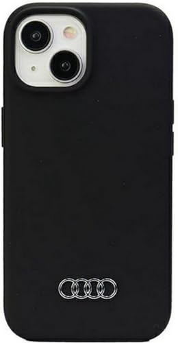 Audi Coque rigide en silicone pour iPhone 15 Plus 6,7" AU-LSRIP15M-Q3/D1-BK Noir