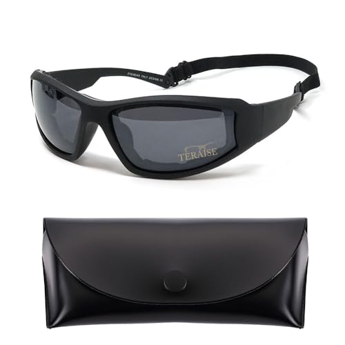 TERAISE Motorcycle Riding Glasses Safety Ski Goggles Adjustable Sunglasses