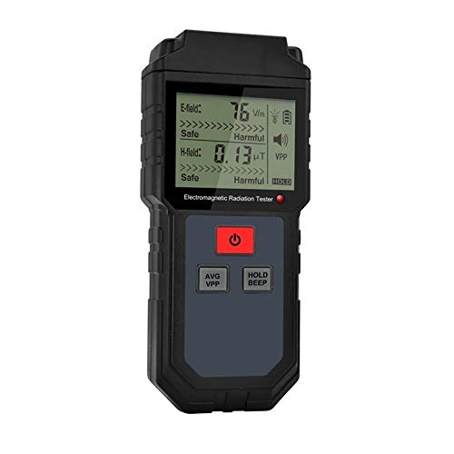EMF Meter, Electromagnetic Radiation Tester,Hand-held Digital LCD EMF Detector, Great Tester for...