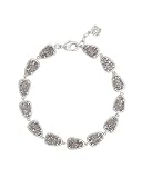 Kendra Scott Susanna Link Chain Bracelet for Women, Fashion Jewelry, Rhodium-Plated, Platinum Drusy