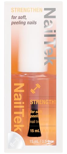 Nail Tek Formula 2 Nail Strengthener Polish – Protein-Enriched Repair Treatment for Soft, Peeling & Weak Nails, Restore Nails Strength, 0.5 fl oz