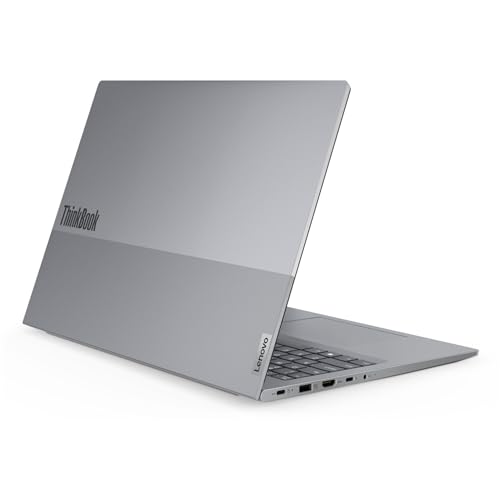 Image of Lenovo ThinkBook 16 Gen 6 Business Laptop (16 inch FHD+ Touchscreen, Intel 8-Core i5-13420H (> i7-1255U), 16GB DDR5 RAM, 512GB SSD), Thunderbolt 4, Ethernet, Wi-Fi 6, Webcam, Win 11 Pro w / Copilot, Grey