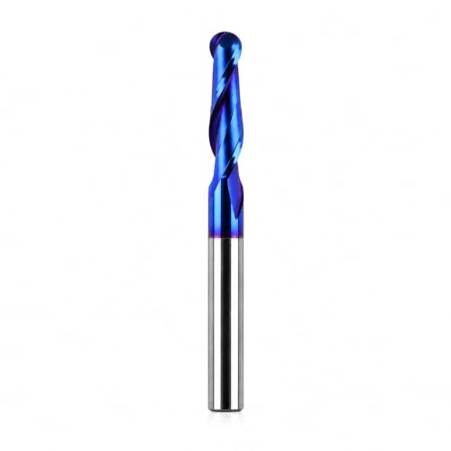 Image of 1 /4 inch Shank Ball Nose End Mill CNC Router Bits Carbide Spiral Milling Tool