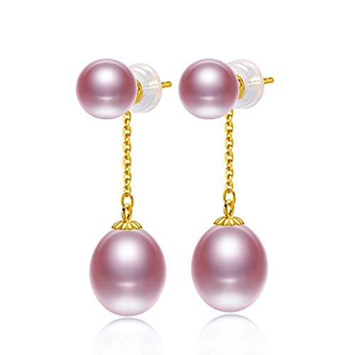 Pendientes de gota con perlas naturales para iluminar tu look diario
