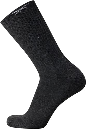 Reebok Men's Crew Socks - 10 Pack Stretch Performance Cushioned Crew Socks - Arch Support Athletic Socks for Men (6-12.5)