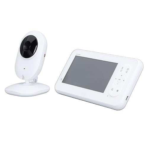 Monitor de bebê Sem Fio, Monitor de bebê de Vídeo 3018 Pés Conversa Bidirecional para Casa (plugue d