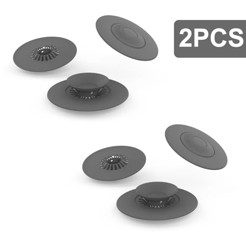Tapones de Drenaje de Silicona para Bañera 2 Pack miniatura 5