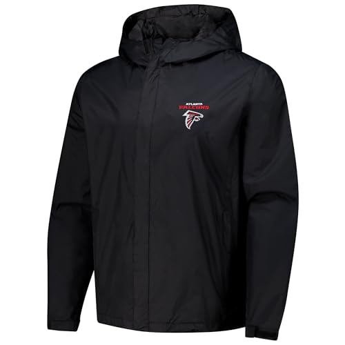 Image of Dunbrooke Men's NFL Tropic Waterproof Packable Full-Zip Hoodie Jacket