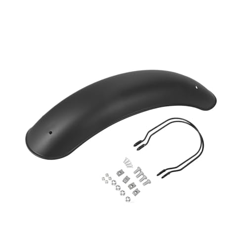 Garde-boue moto noir en métal rétro pour customisation de GN125 Suzuki