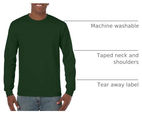 Image of Gildan Adult Heavy Cotton 5.3 oz. Long-Sleeve T-Shirt