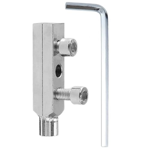 Nirelief Screw Extractor Set Portable Adjustable Sturdy Alloy Stripped Screw Extractor Removes Damaged Screws, Bolts and Water Pipes